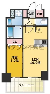 プレサンス丸の内レジデンスⅢ【5階】の間取り