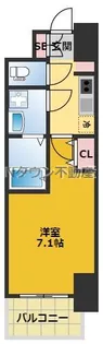 S-RESIDENCE浄心【4階】の間取り