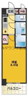 S-RESIDENCE浄心Ⅱ【7階】の間取り