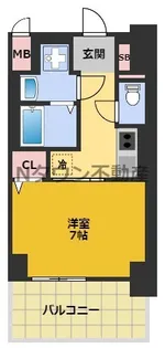 S-RESIDENCE浄心East【7階】の間取り