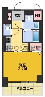 S-RESIDENCE浄心East【6階】の間取り