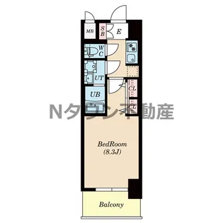 S-RESIDENCE名駅West【6階】の間取り