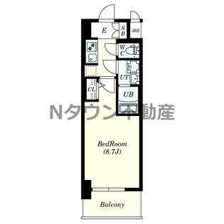 S-RESIDENCE名駅West【8階】の間取り