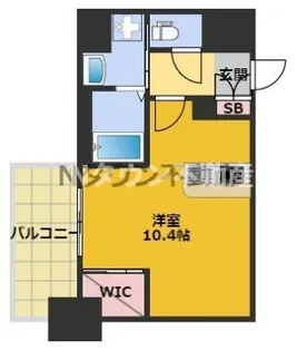 ハーモニーレジデンス名古屋イースト【8階】の間取り