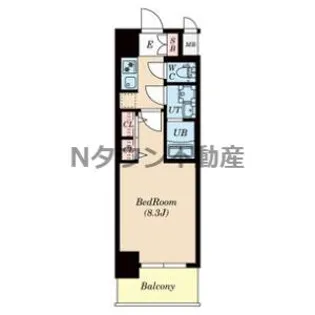 S-RESIDENCE名駅West【5階】の間取り