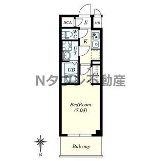 S-RESIDENCE名駅NorthⅡ【5階】の間取り