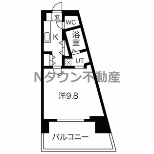 SPAZIO METALLO(スパジオ・メタロ)【7階】の間取り