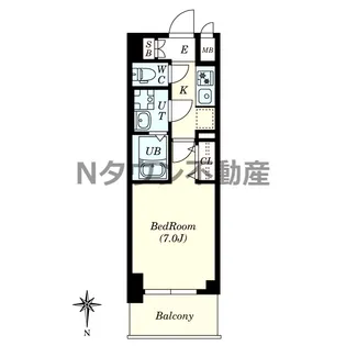 S-RESIDENCE名駅NorthⅡ【6階】の間取り