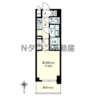S-RESIDENCE名駅NorthⅡ【5階】の間取り