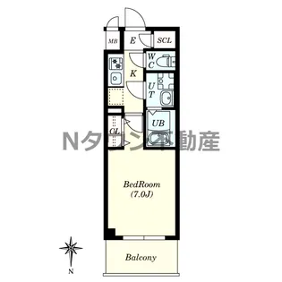 S-RESIDENCE名駅NorthⅡ【5階】の間取り