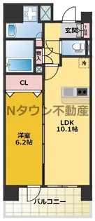 プレサンス丸の内リラティ【13階】の間取り