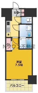 プレサンス桜通ザ・タイムズ【8階】の間取り