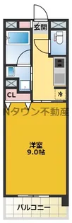 HANANOKI RISE(花の木ライズ)【9階】の間取り