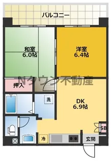 グランドステータス林【5階】の間取り