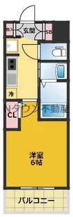 エステムコート名古屋新栄Ⅱアリーナ【508号室】の間取り