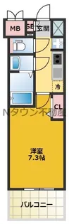 プレサンス ジェネ 新栄町駅前 葵【5階】の間取り