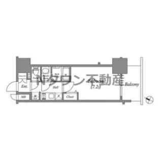 アドバンス名古屋モクシー【2階】の間取り
