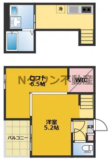 i・Room並木(アイルームナミキ)【201号室】の間取り