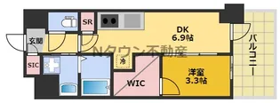エステムコート名古屋新栄Ⅴラポール【5階】の間取り