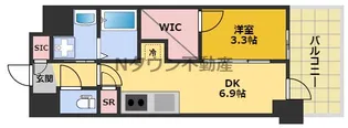 エステムコート名古屋新栄Ⅴラポール【10階】の間取り