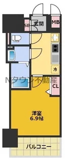 プレサンス上前津エレスタ【7階】の間取り