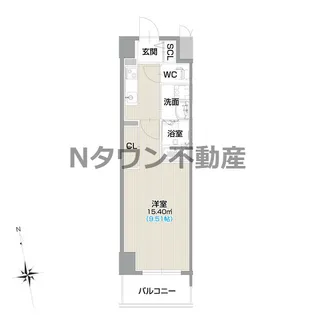 フォルティス今池【703号室】の間取り