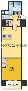 プレサンス丸の内フォート【10階】の間取り