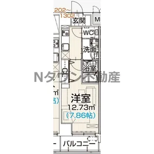 ザ・ラウンジ大須【12階】の間取り