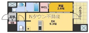 エステムコート名古屋セントリア【12階】の間取り
