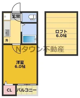 LIBERTY COURT【2階】の間取り