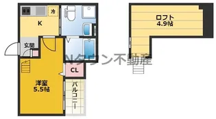 コンフォート鈍池【201号室】の間取り