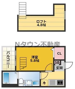 LIANGE 栄生(リアンジェサコウ)【1階】の間取り