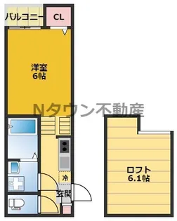 スパジオ フェリーチェ【2階】の間取り