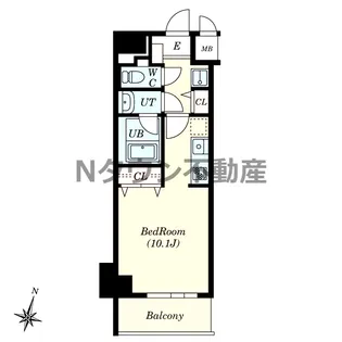 ノヴェル新栄【9階】の間取り