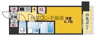 S-RESIDENCE上前津【14階】の間取り