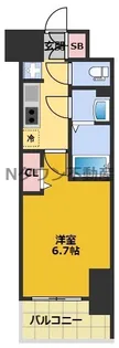 メイクス鶴舞Ⅱ【7階】の間取り