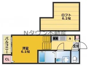 アーク名古屋【2階】の間取り