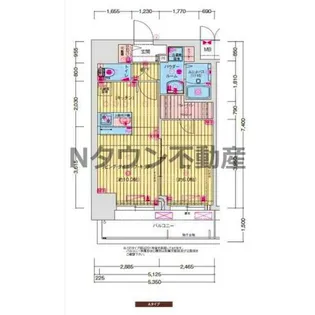プレサンス東別院セレニス【10階】の間取り
