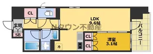 オーパスレジデンス名古屋ステーション【13階】の間取り