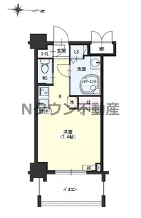 SK BUILDING-10【403号室】の間取り