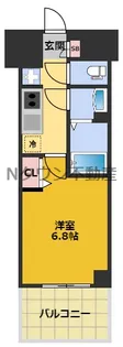 ディアレイシャス名古屋太閤通Ⅲ【3階】の間取り
