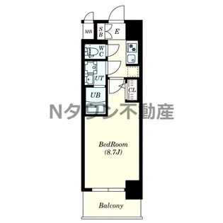 S-RESIDENCE名駅West【9階】の間取り