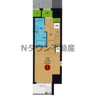 エルザビル名古屋駅前【3階】の間取り