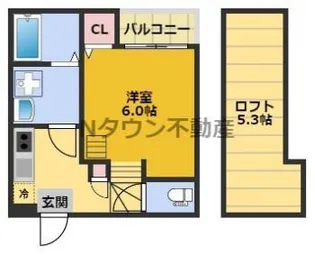 グランスイート【202号室】の間取り