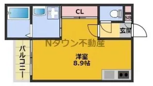 GRANDTICスリジエ【2階】の間取り