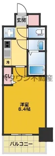 ディアレイシャス浅間町【1202号室】の間取り