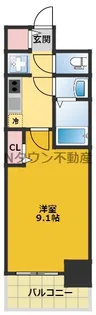 ディアレイシャス浅間町【15階】の間取り