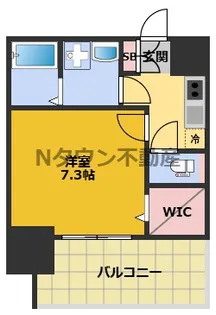 CREST TAPP黒川【14階】の間取り
