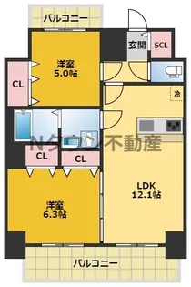プレサンスTHE新栄【6階】の間取り