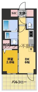 エステムコート名古屋TWIN EAST【8階】の間取り